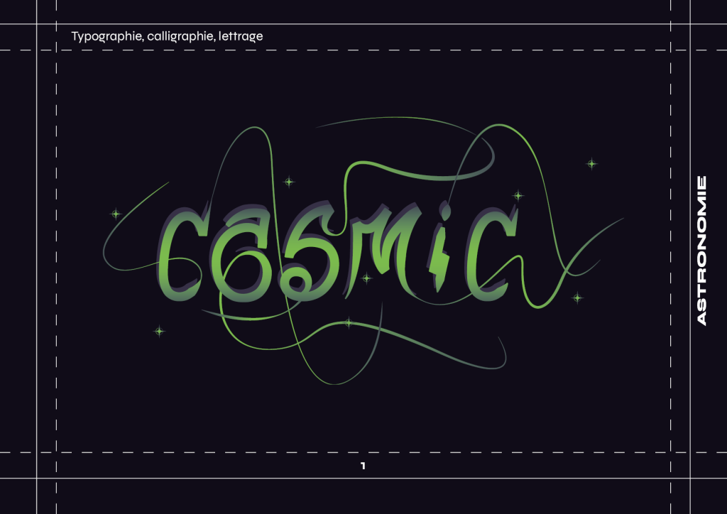 Typographie – Cosmic